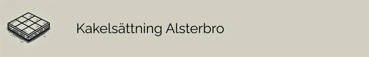 Kakelsättning Alsterbro