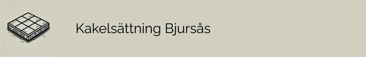 Kakelsättning Bjursås