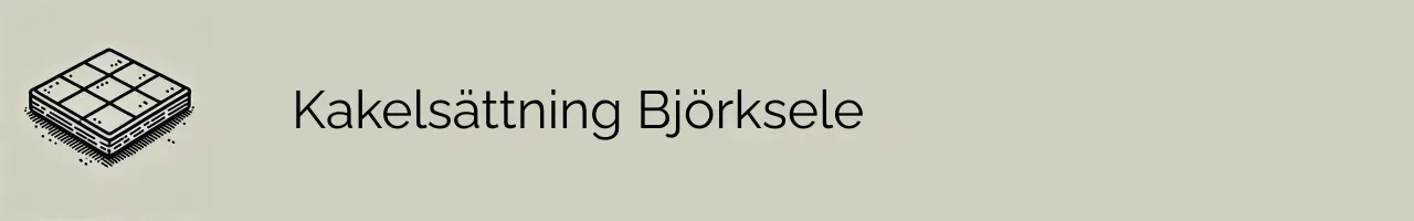 Kakelsättning Björksele