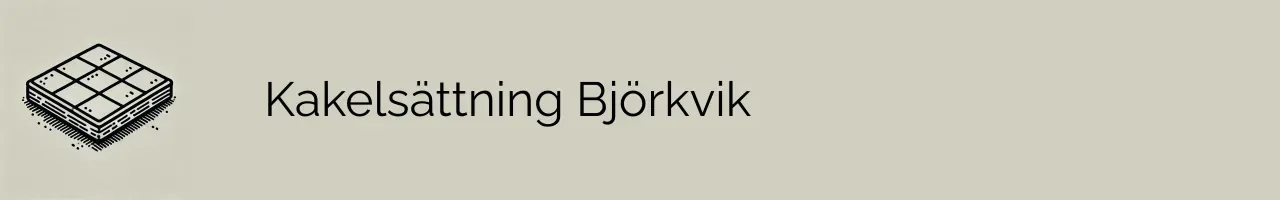 Kakelsättning Björkvik