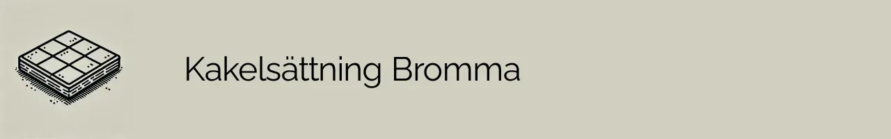 Kakelsättning Bromma