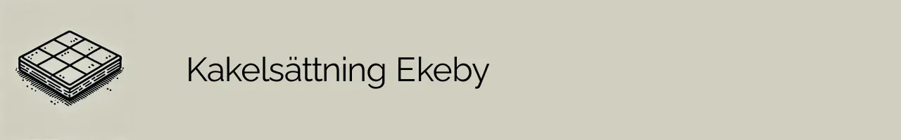 Kakelsättning Ekeby