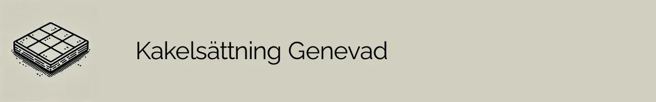 Kakelsättning Genevad