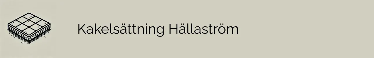 Kakelsättning Hällaström