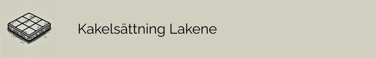 Kakelsättning Lakene