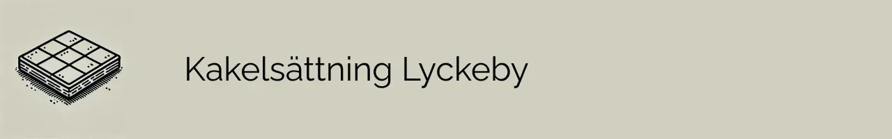 Kakelsättning Lyckeby