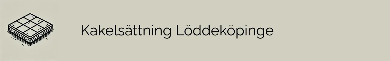 Kakelsättning Löddeköpinge