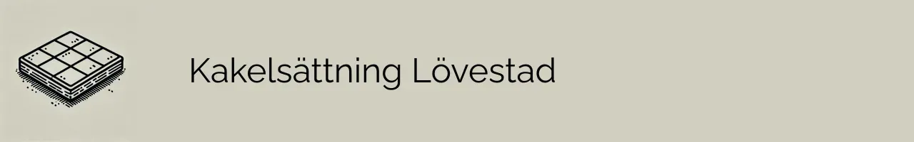 Kakelsättning Lövestad