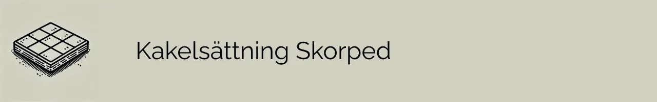 Kakelsättning Skorped