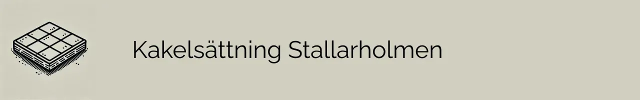 Kakelsättning Stallarholmen