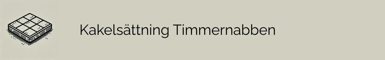 Kakelsättning Timmernabben